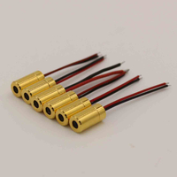 Módulo de diodo láser rojo de baja potencia 650nm 5 MW Clase IIIA Módulo láser para herramientas láser pequeñas